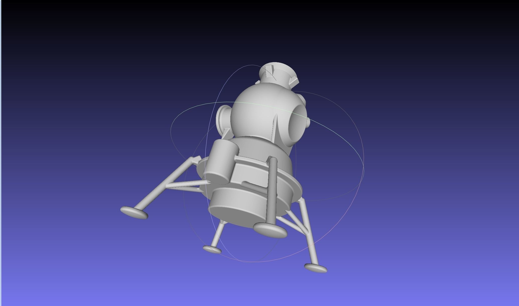 Space Race Themed Chess Set Game Pieces 3D print model_25