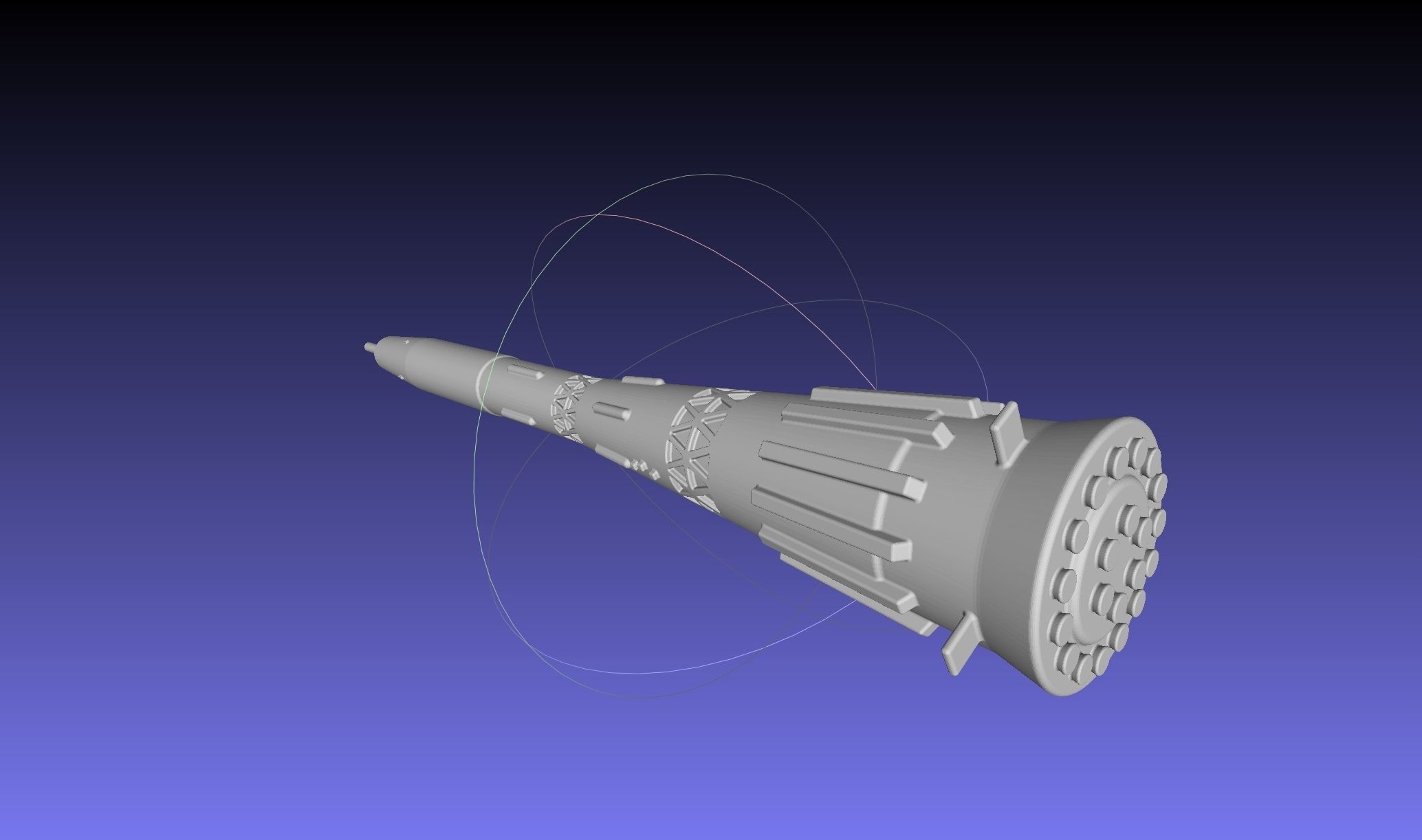 Space Race Themed Chess Set Game Pieces 3D print model_31