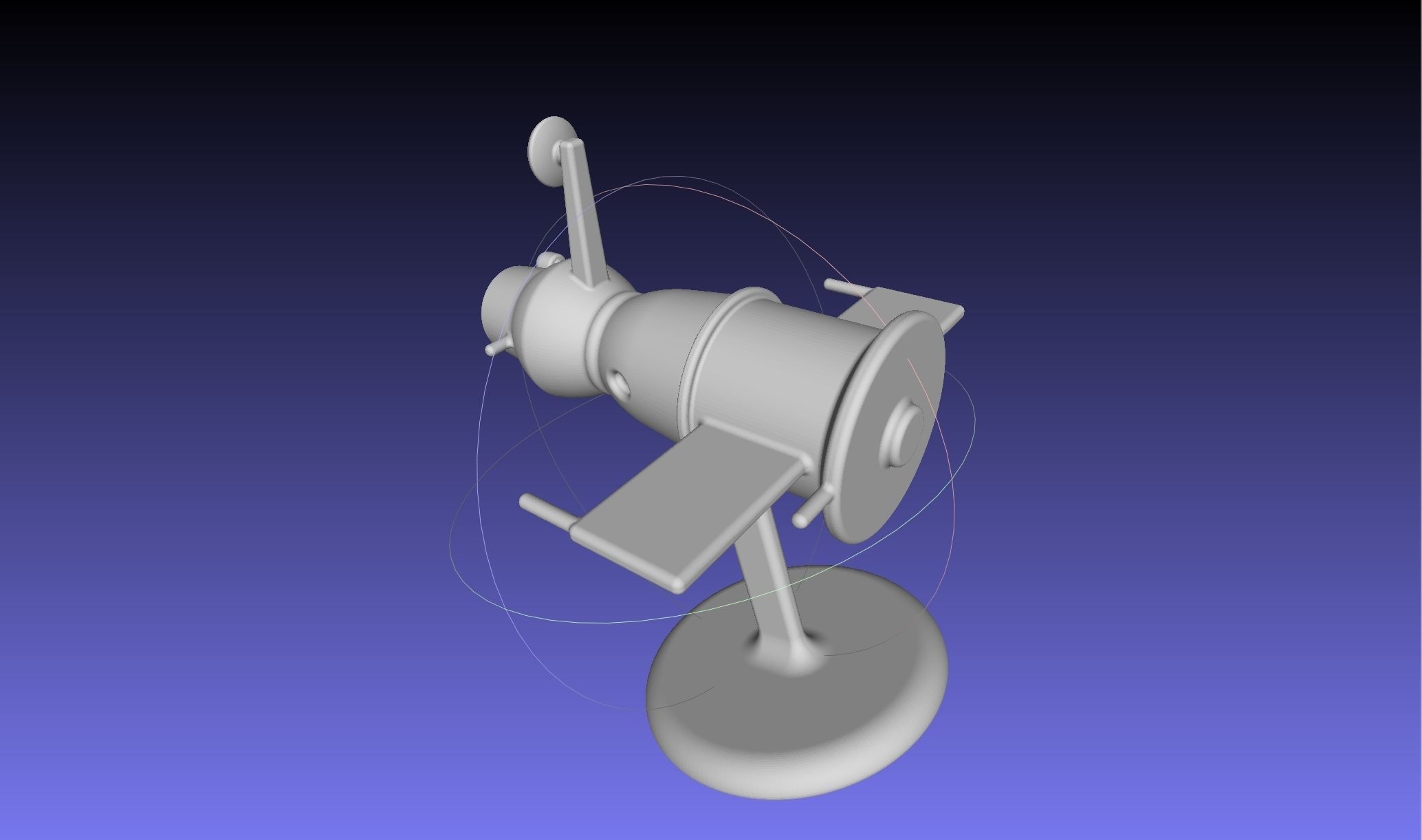 Space Race Themed Chess Set Game Pieces 3D print model_39