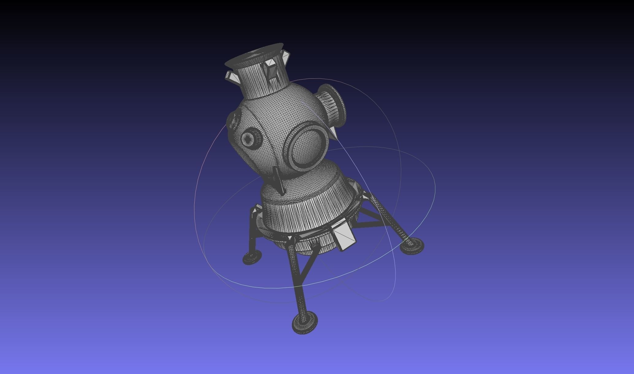 Space Race Themed Chess Set Game Pieces 3D print model_28