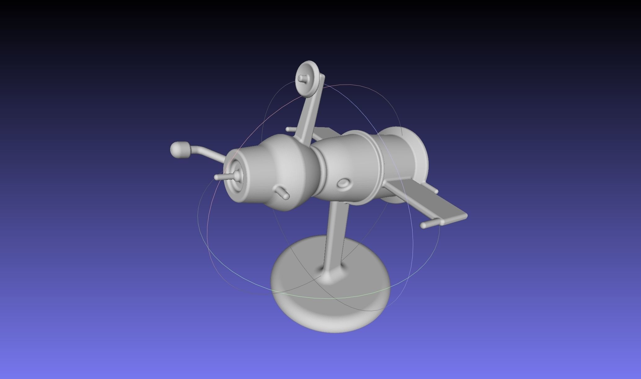 Space Race Themed Chess Set Game Pieces 3D print model_21