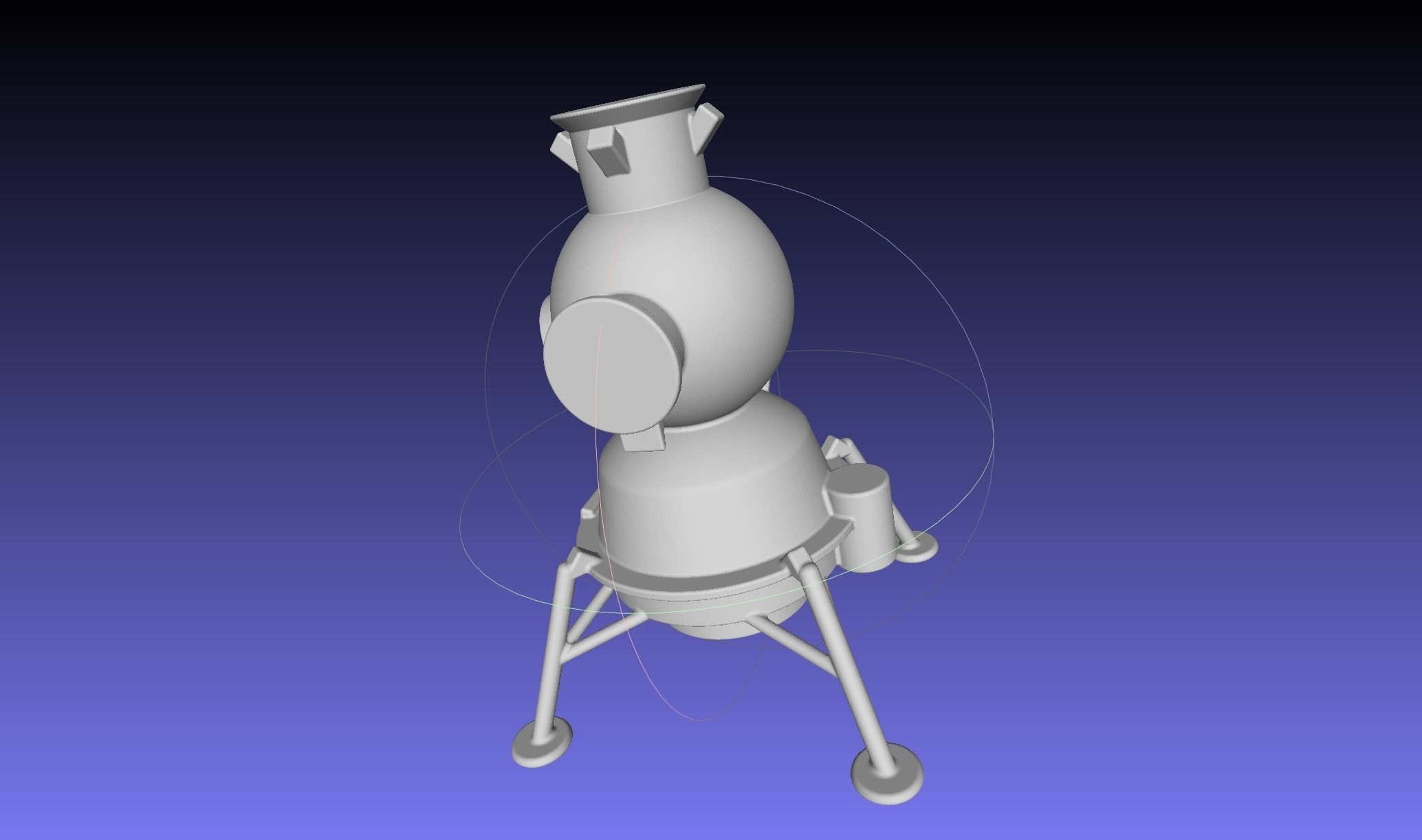 Space Race Themed Chess Set Game Pieces 3D print model_26