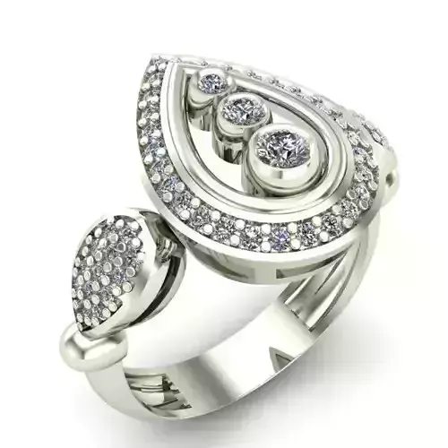 WOMAN RING 3D print model