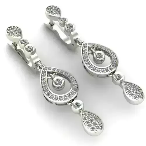 WOMEN EARRINGS 3D print model