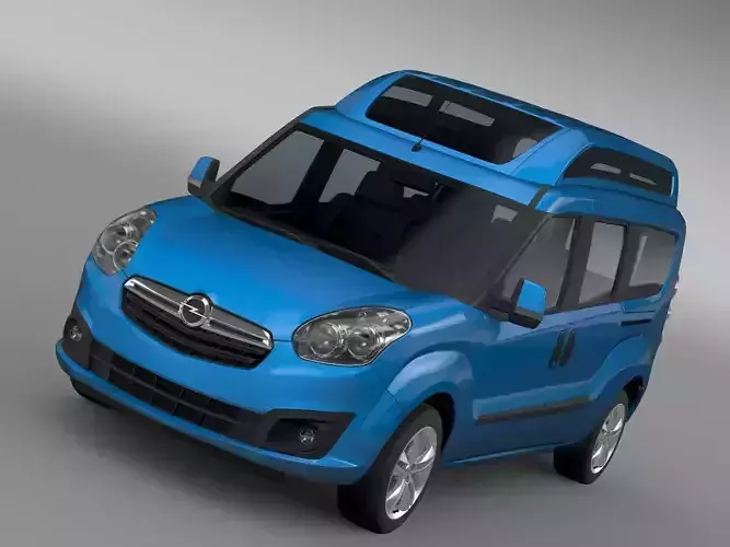 Opel Combo Tour High Roof LWB D 2015 3D model