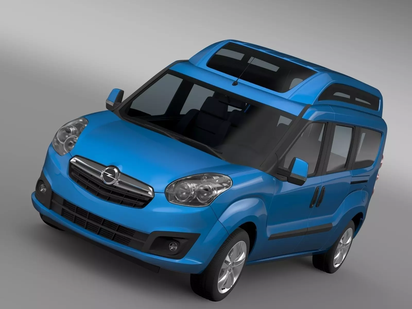 Opel Combo Tour High Roof LWB D 2015 3D model_0