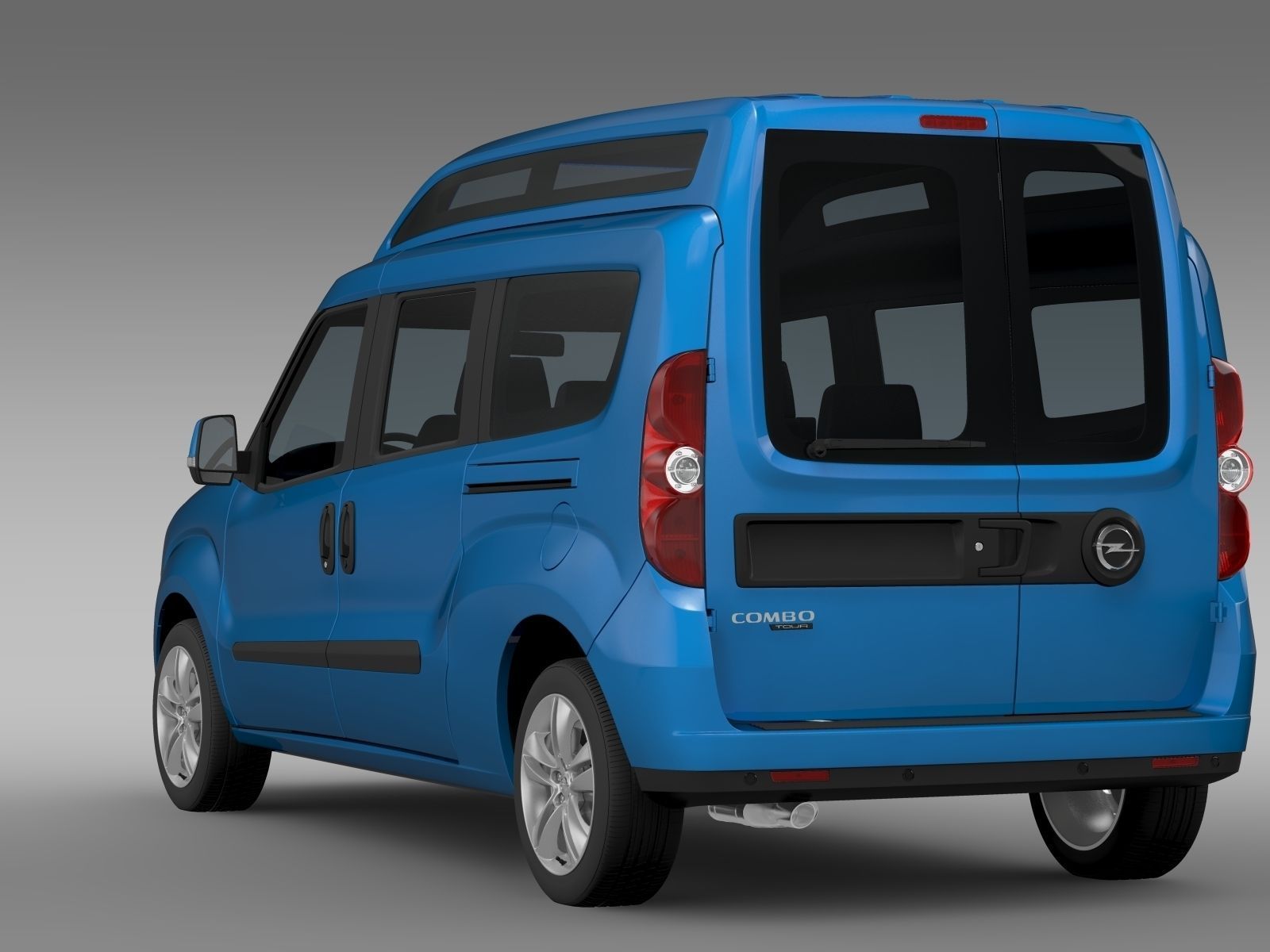 Opel Combo Tour High Roof LWB D 2015 3D model_10