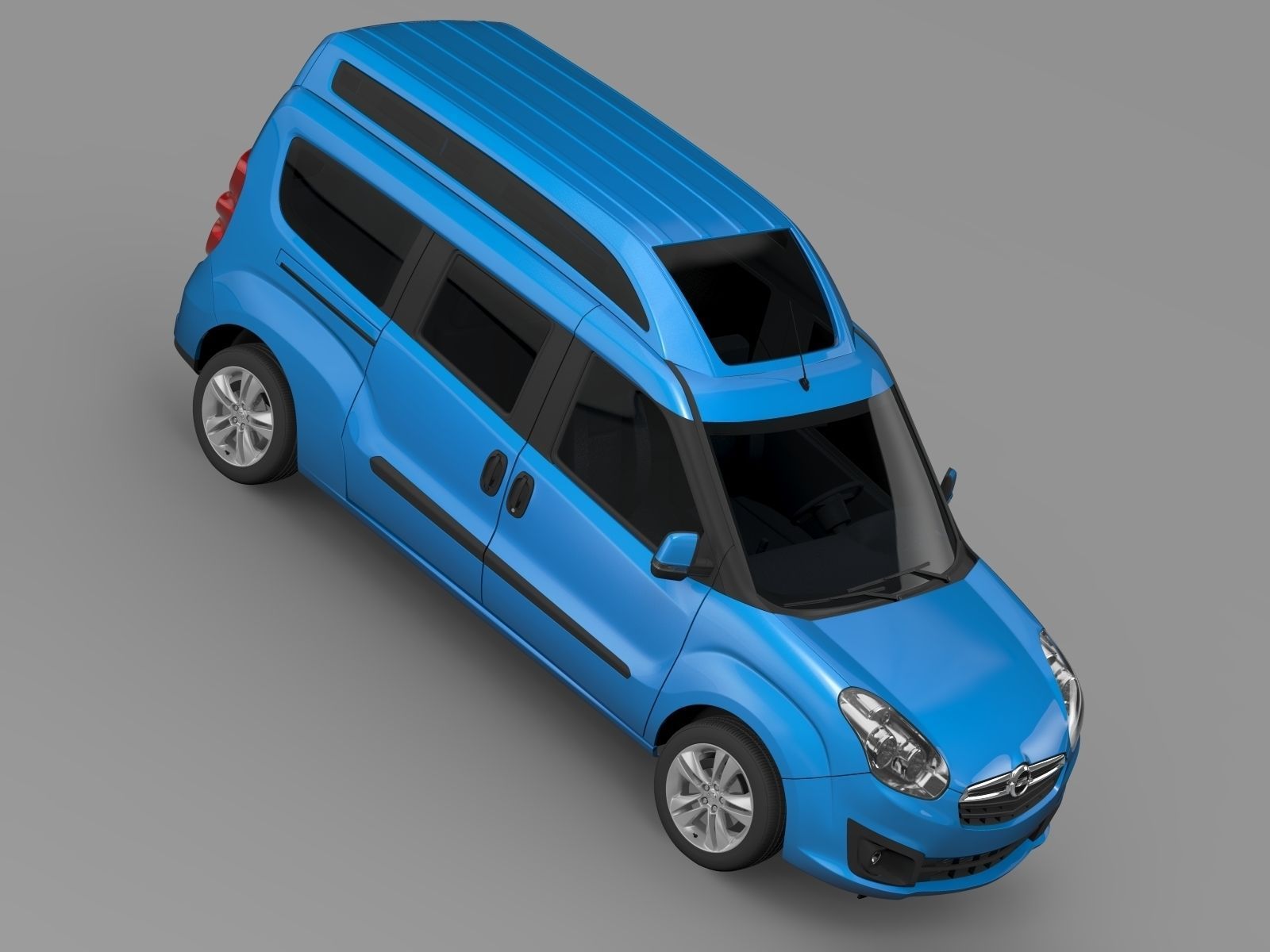 Opel Combo Tour High Roof LWB D 2015 3D model_12