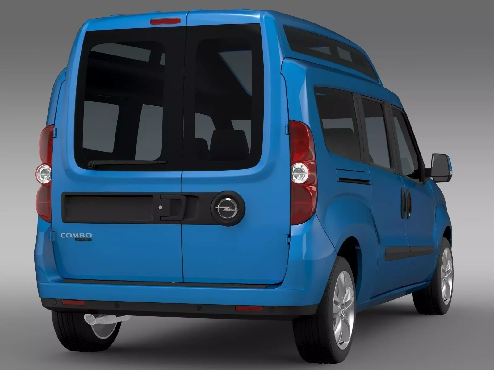 Opel Combo Tour High Roof LWB D 2015 3D model_7