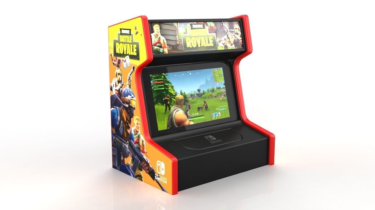 Switchcade for Nintendo switch 3D print model_4