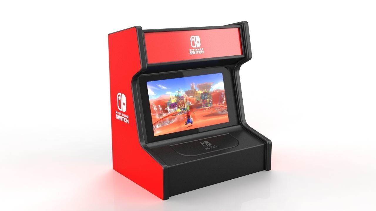 Switchcade for Nintendo switch 3D print model_6
