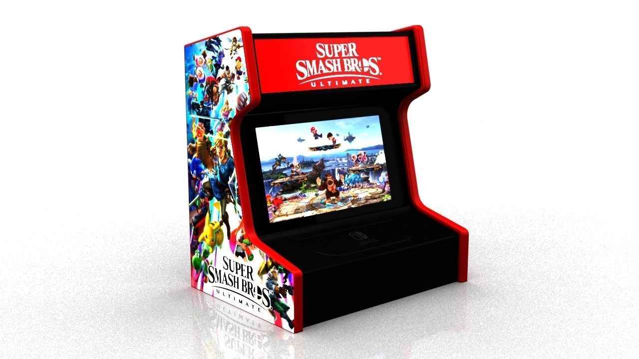 Switchcade for Nintendo switch 3D print model_11