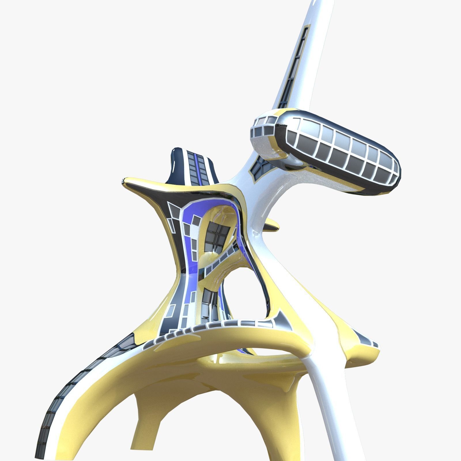 Future building 3D model_3