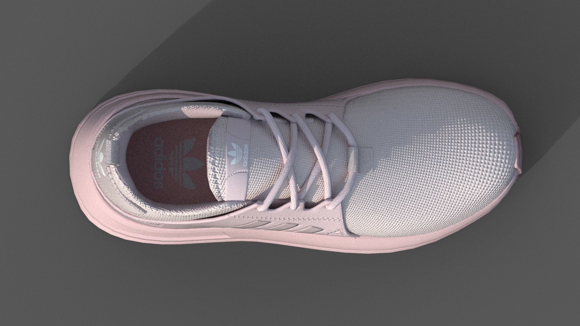 ADIDAS Big Girls X-PLR Casual Athletic Sneakers from Finish Line Low-poly 3D model_7