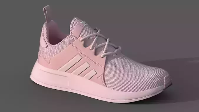 ADIDAS Big Girls X-PLR Casual Athletic Sneakers from Finish Line Low-poly 3D model