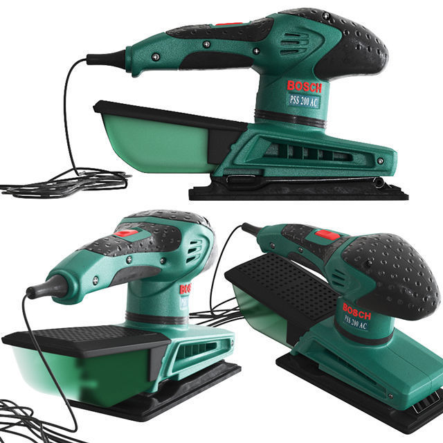 garage tools set 2 Low-poly 3D model_9