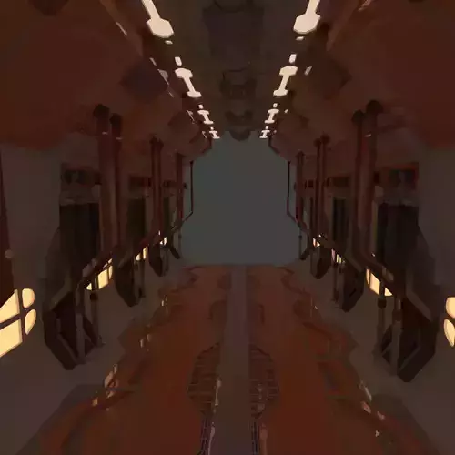 Sci-fi corridor