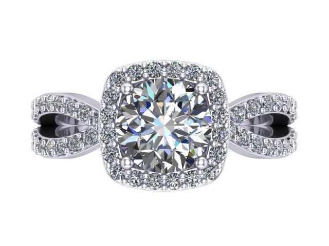 Crisscross Shank Cushion Halo 3D print model_1