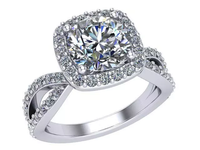 Crisscross Shank Cushion Halo 3D print model_0