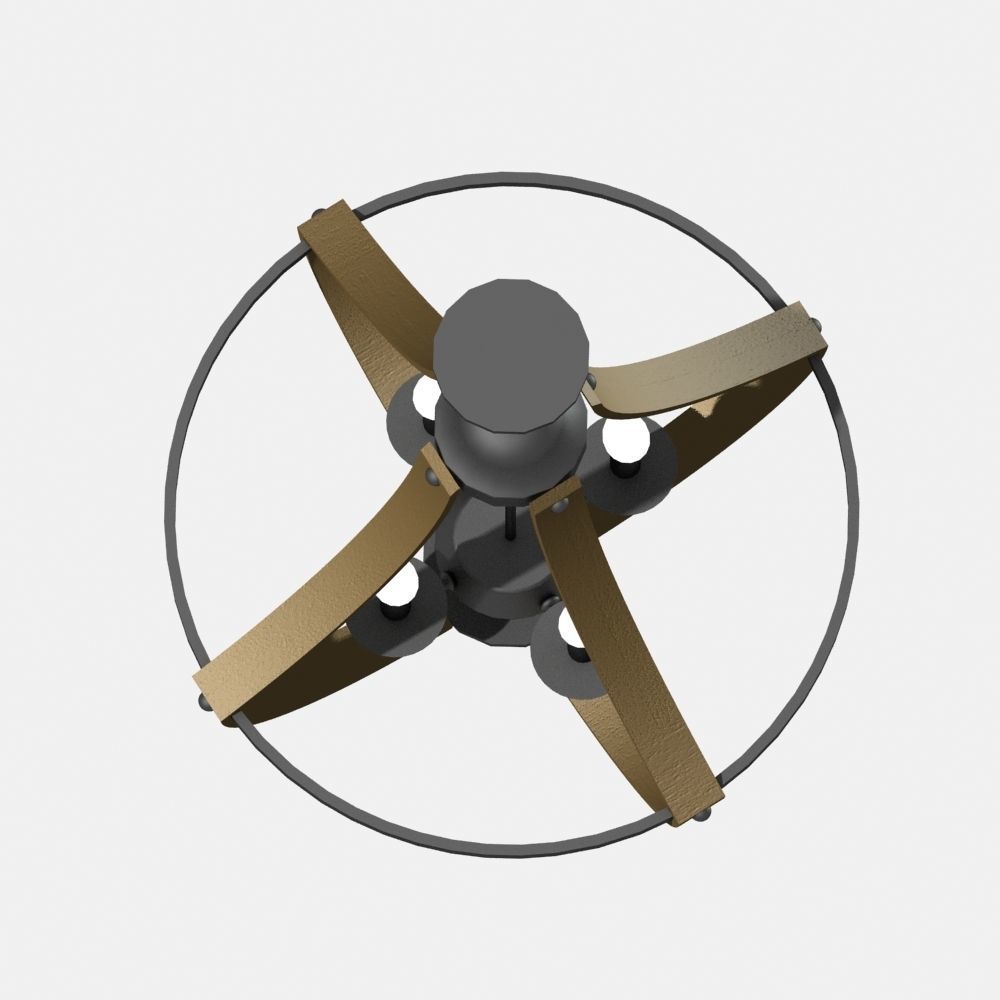 Ceiling 07 3D model_4