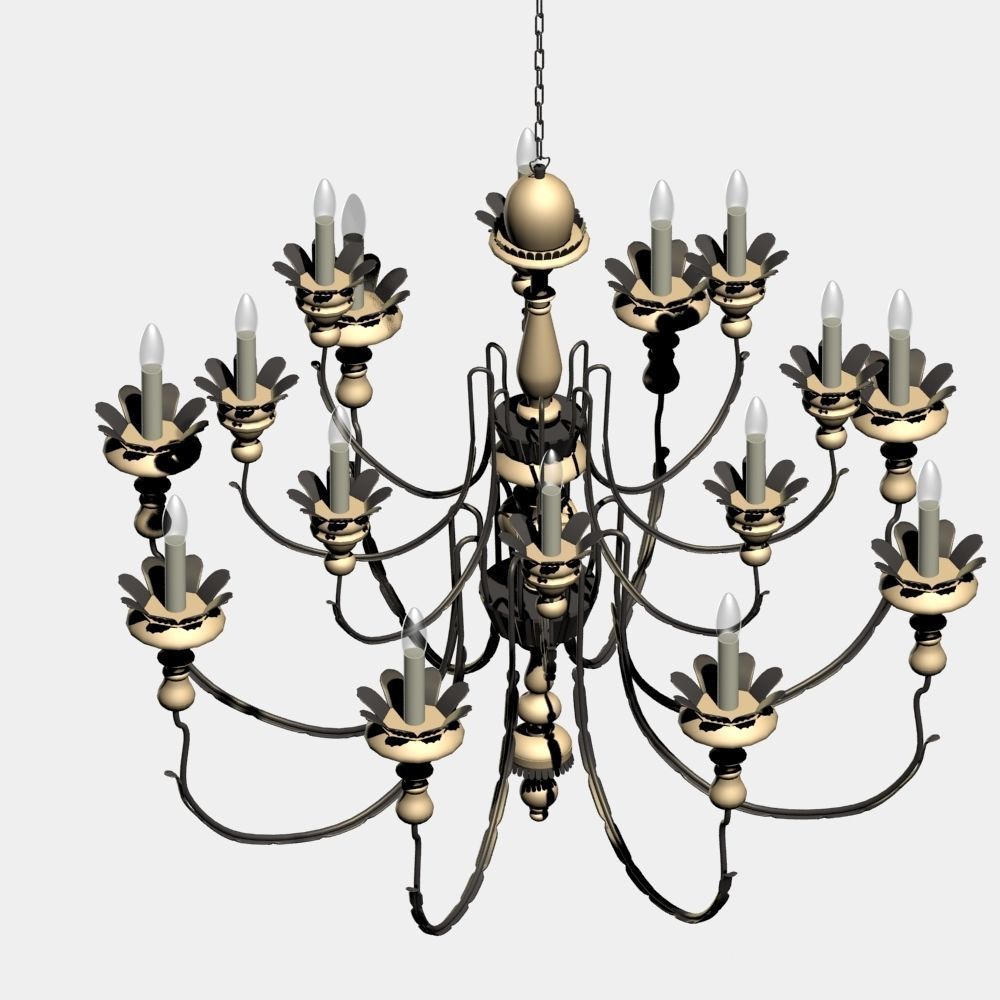 Ceiling 02 3D model_2