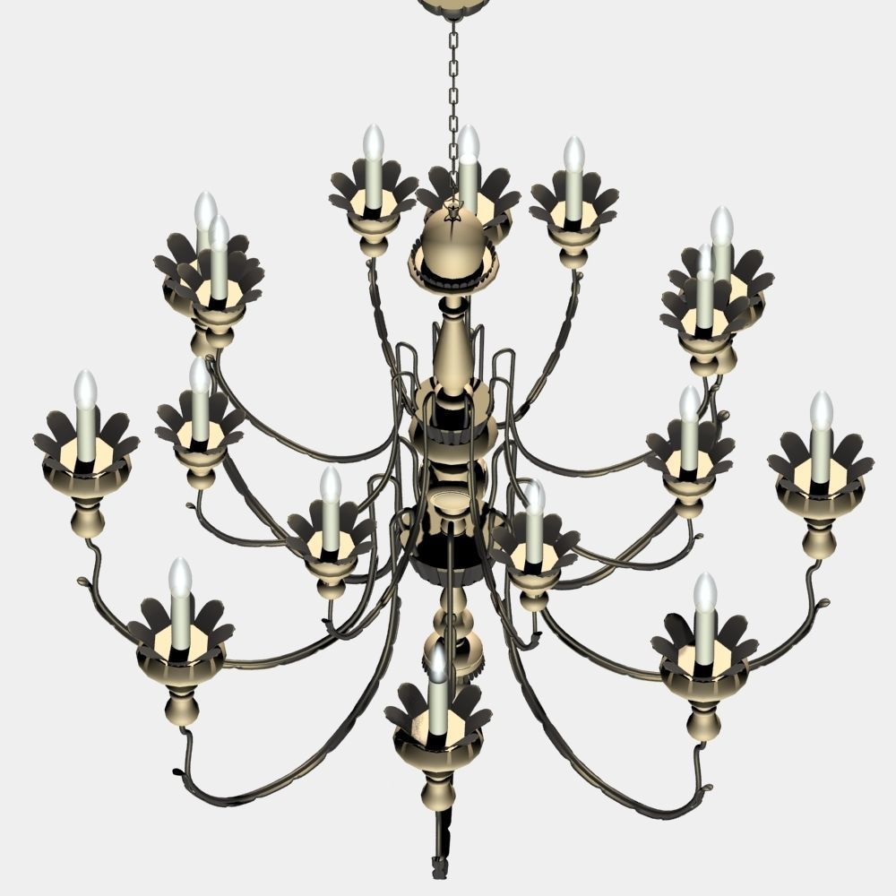 Ceiling 02 3D model_9