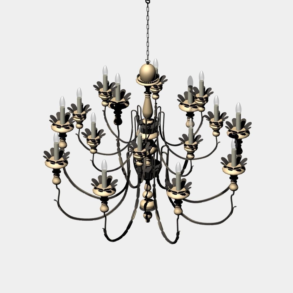 Ceiling 02 3D model_3