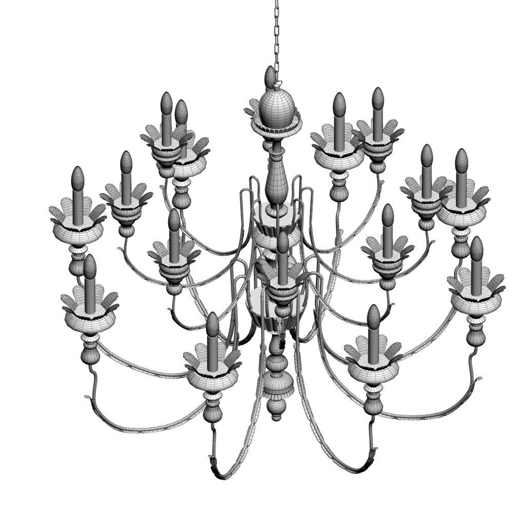 Ceiling 02 3D model_20