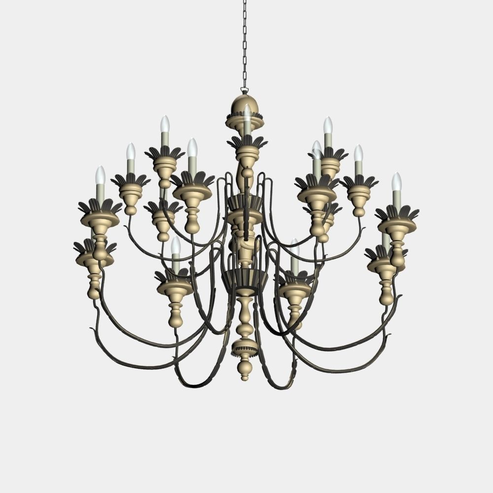 Ceiling 02 3D model_16