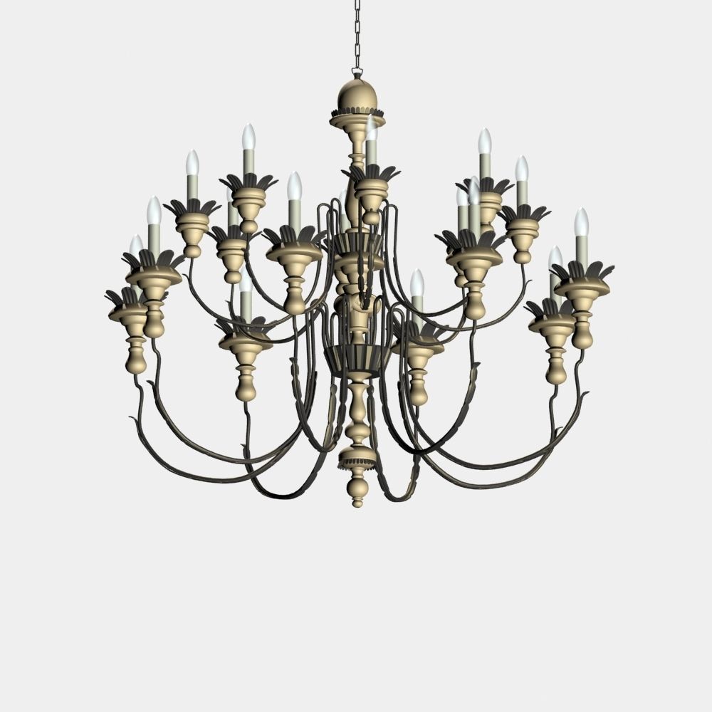 Ceiling 02 3D model_5