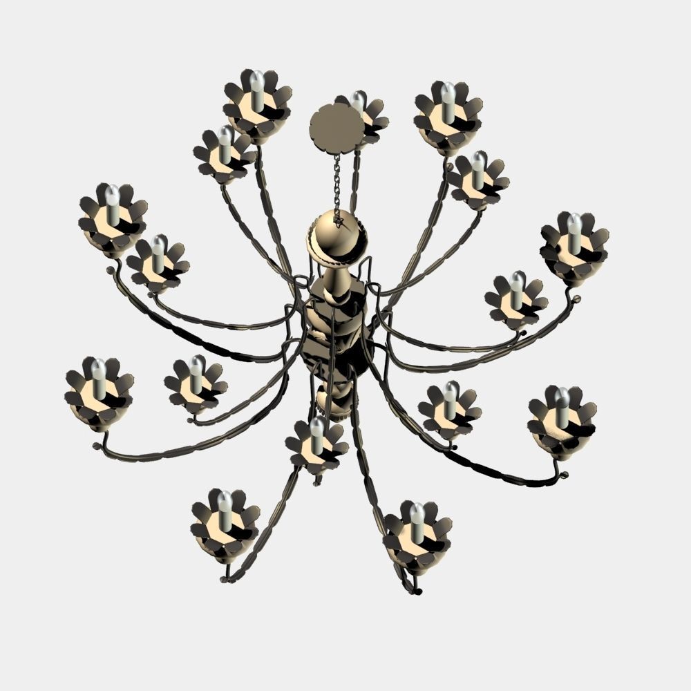 Ceiling 02 3D model_8