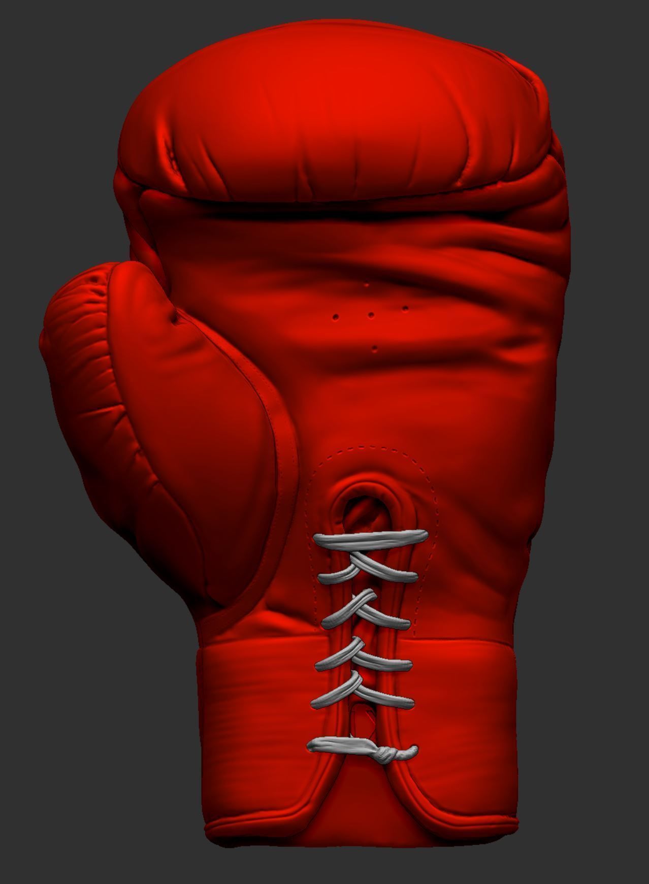 Boxing gloves -  Game ready  Low-poly 3D model_5
