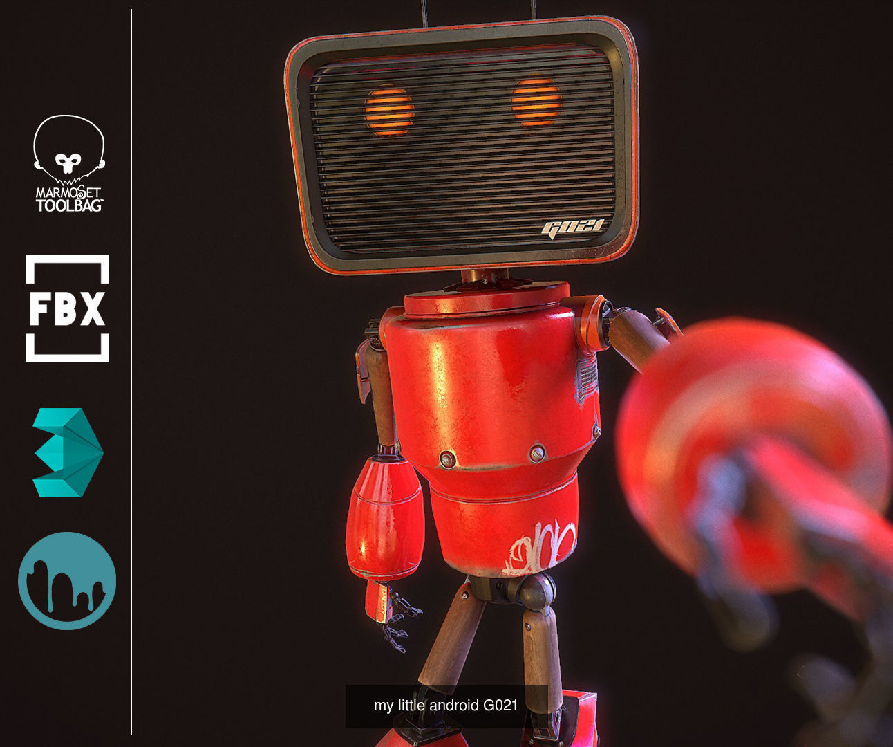 characters set 3D Model Collection_5