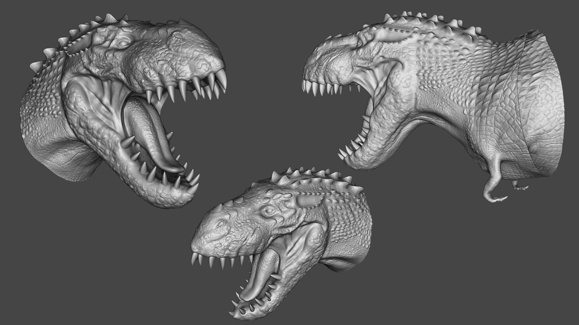 T rex 3D model_2