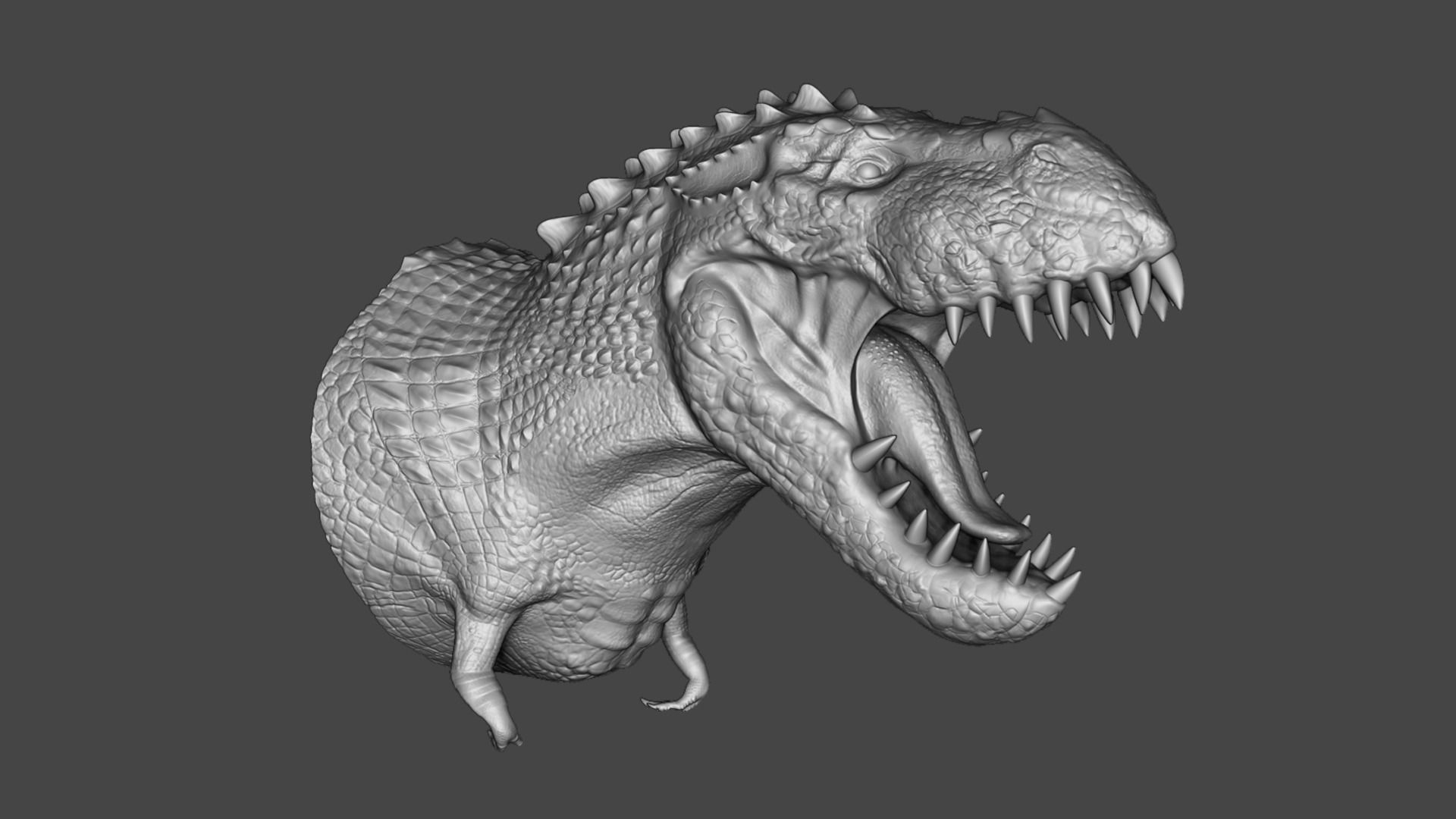 T rex 3D model_7
