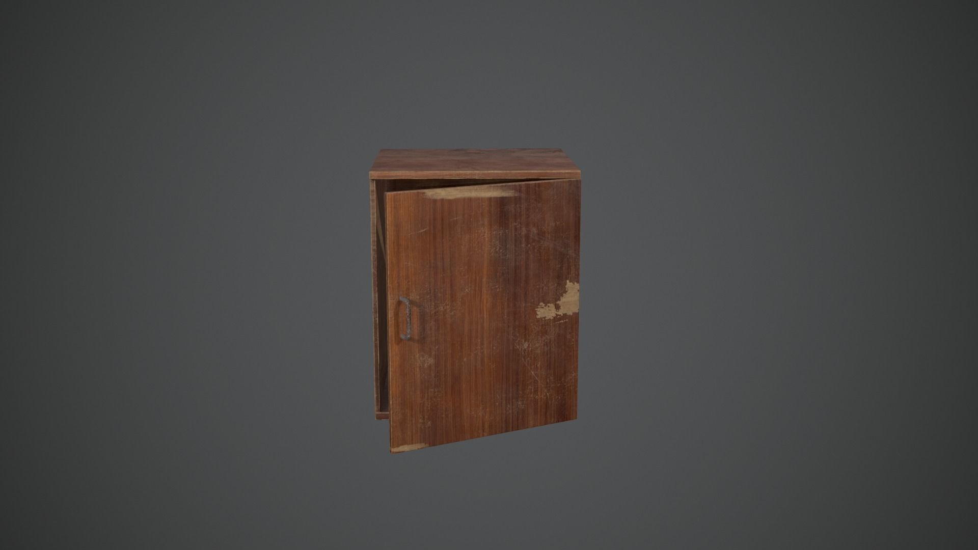 OLD FURNITURE Low-poly 3D model_6