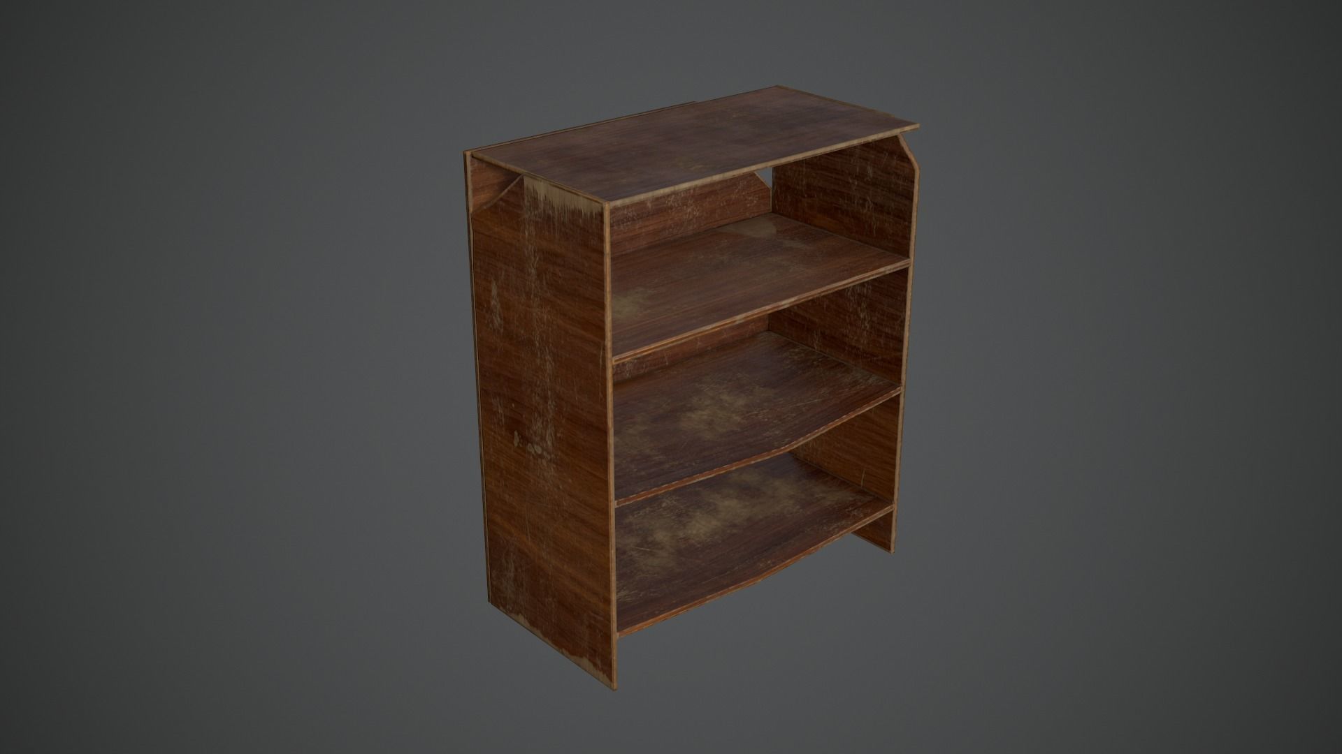 OLD FURNITURE Low-poly 3D model_14