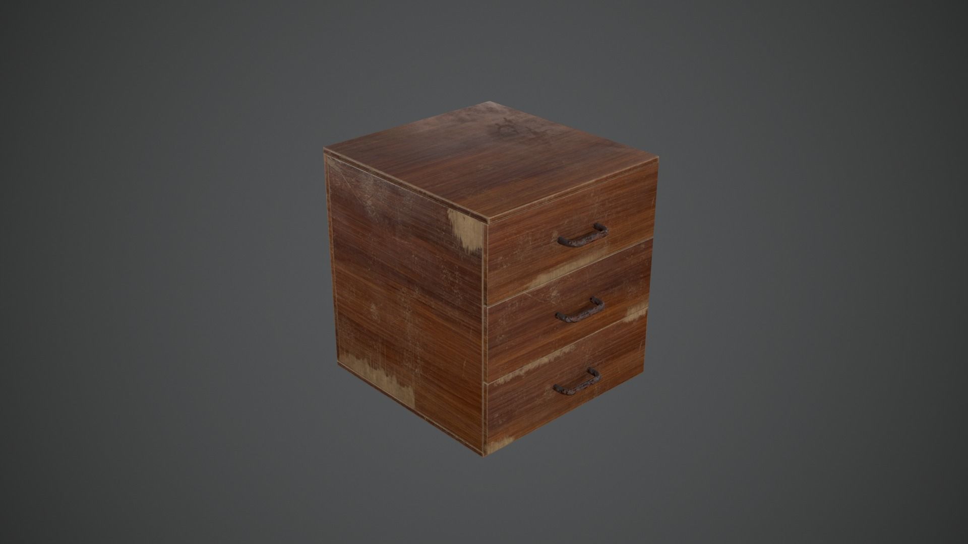 OLD FURNITURE Low-poly 3D model_13