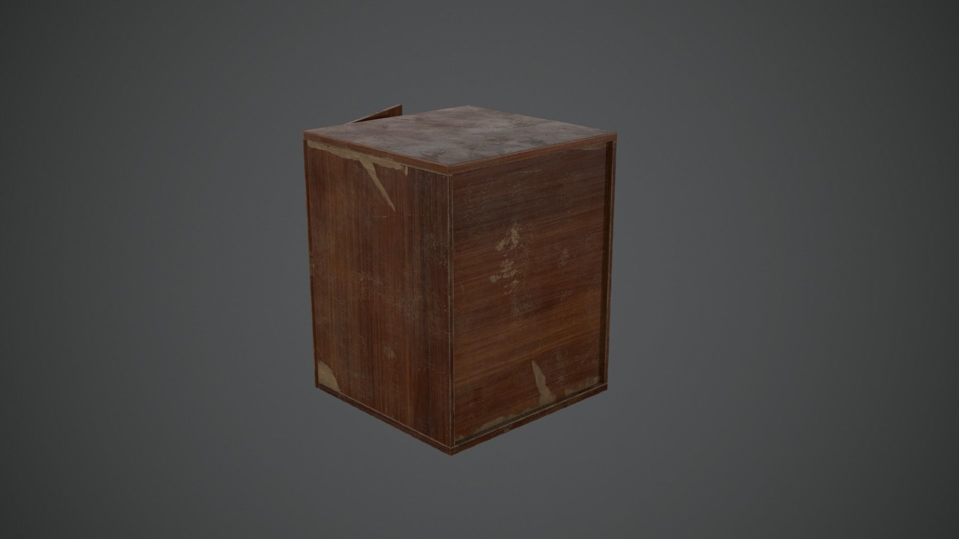 OLD FURNITURE Low-poly 3D model_8