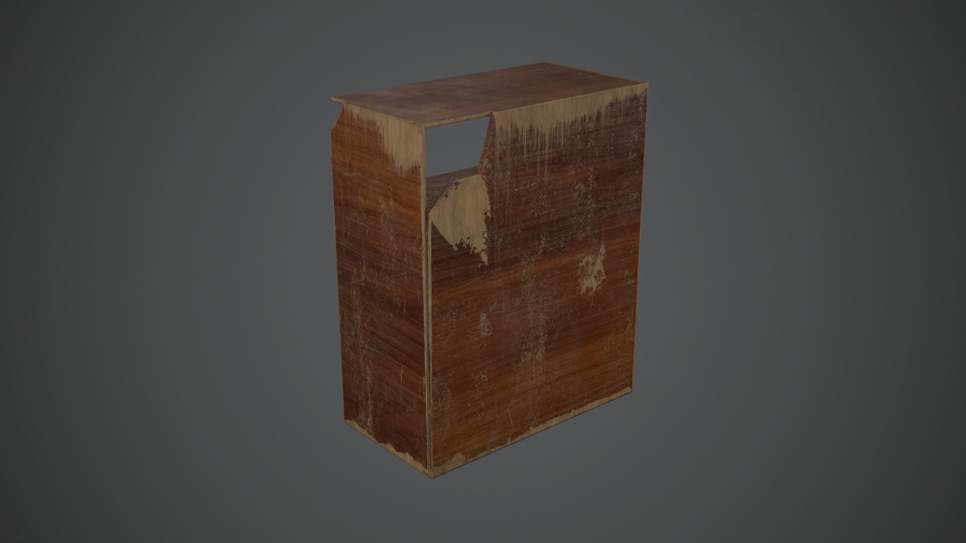 OLD FURNITURE Low-poly 3D model_16