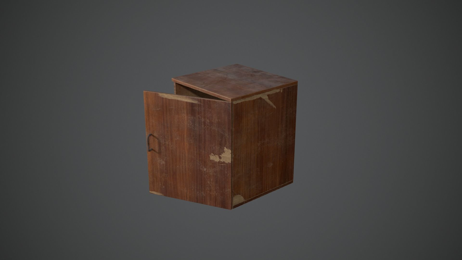 OLD FURNITURE Low-poly 3D model_7