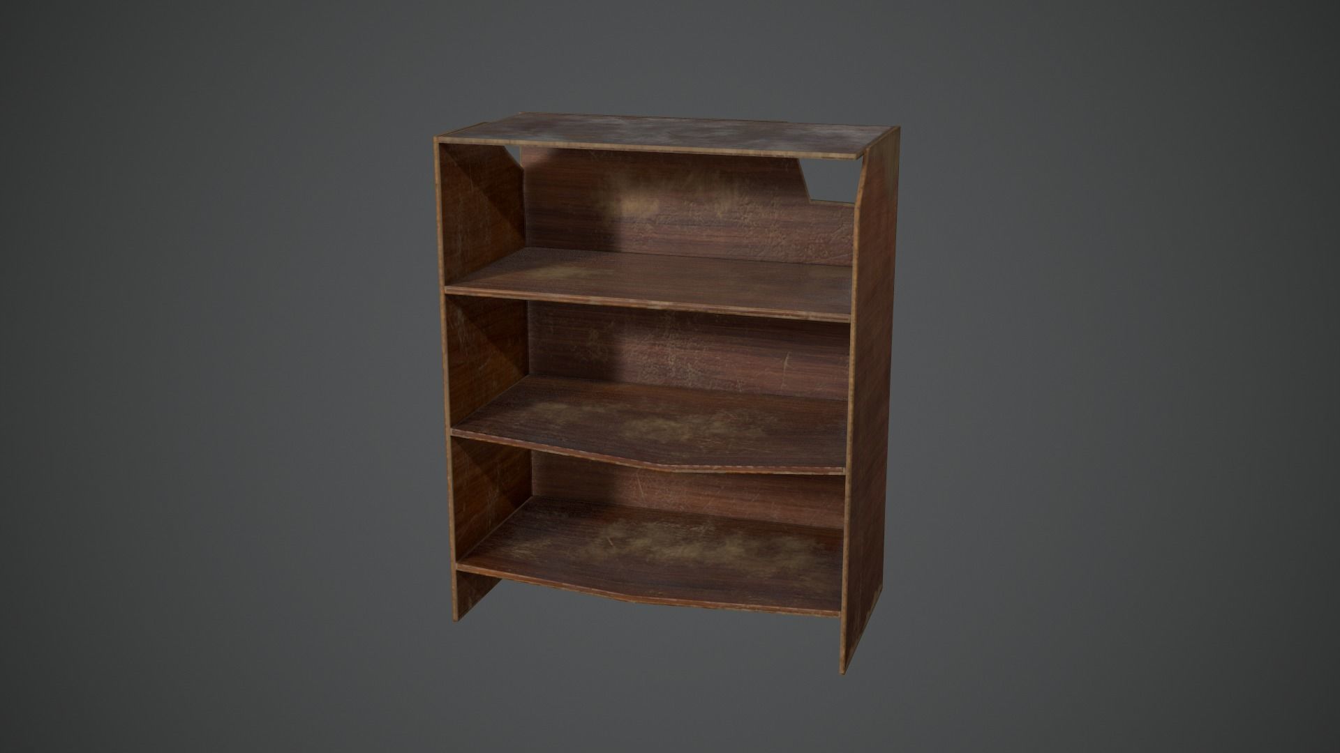 OLD FURNITURE Low-poly 3D model_15