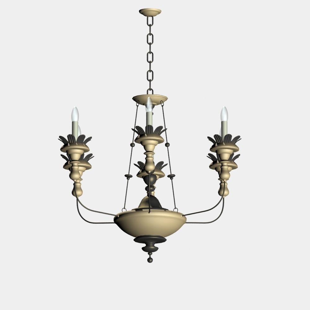 Ceiling 01 3D model_5