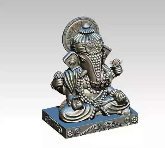 Ganesha in silver