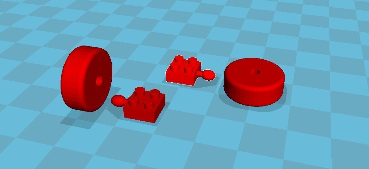 Print Block Big Wheels 3D print model_1