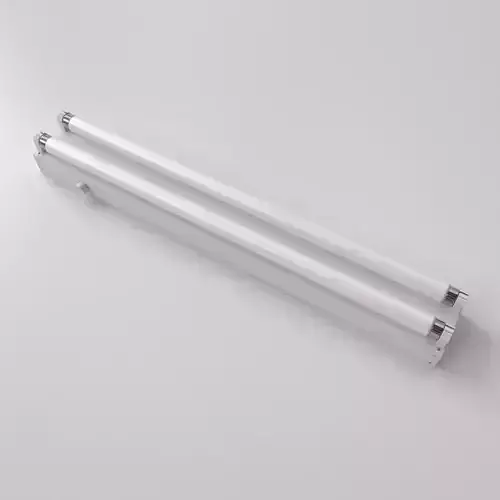 Dual Strip Fluorescent Fixture 3D model