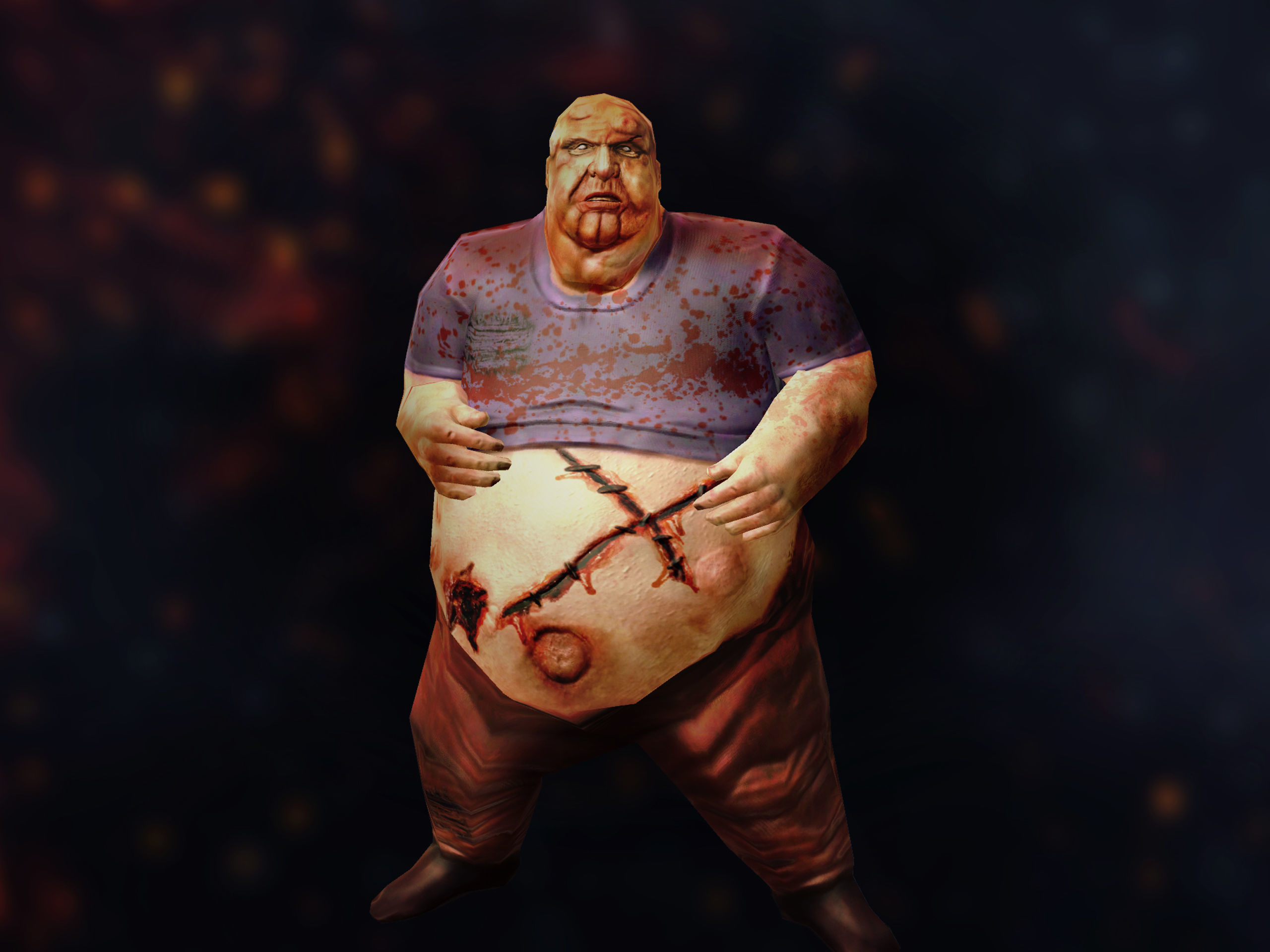 Zombie Character Pack Low-poly 3D model_2