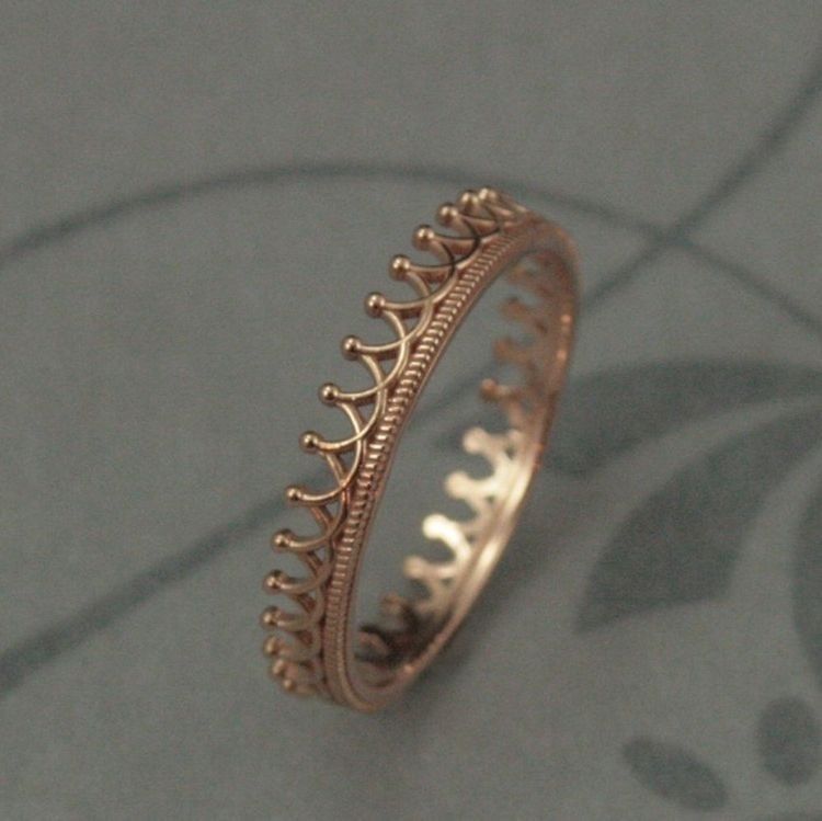 Crown Ring 04 3D print model_2