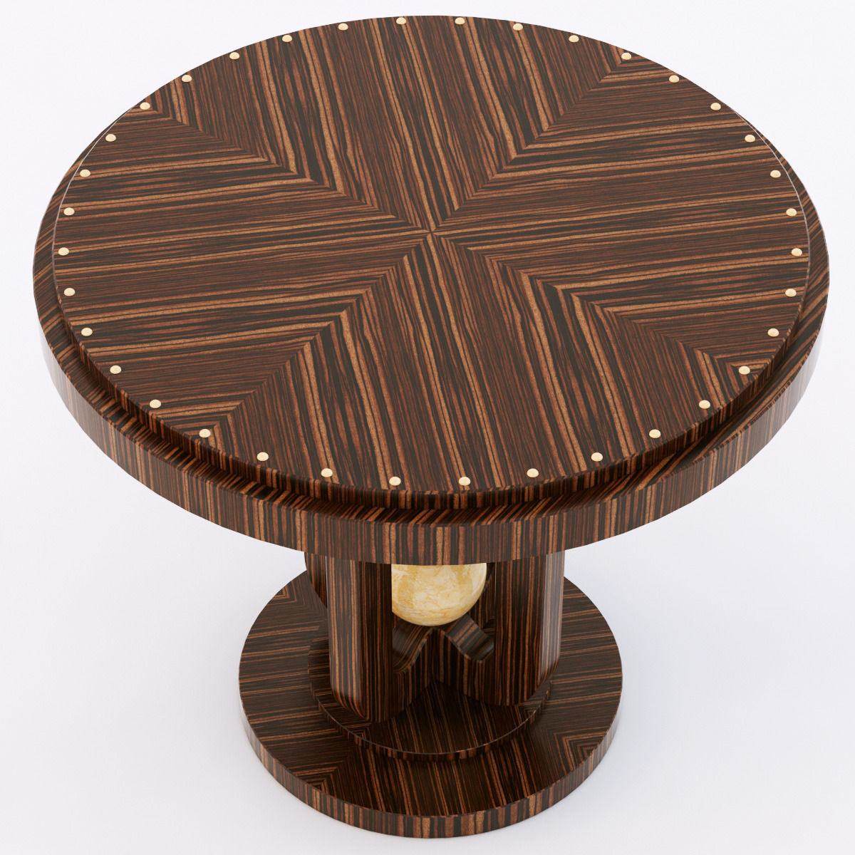 Francesco Molon T504 ROUND PERLA SMALL TABLE 3D model_3