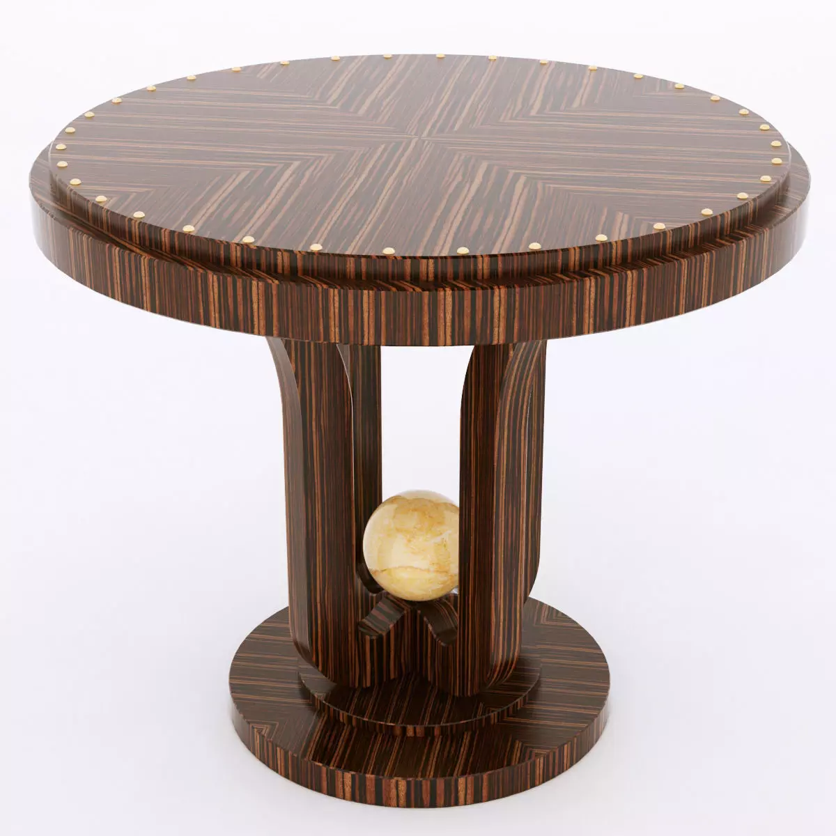 Francesco Molon T504 ROUND PERLA SMALL TABLE 3D model_0